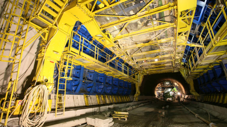 Euroform formwork for conventional tunnelling