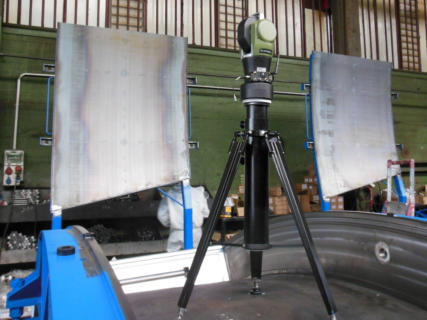 Laser tracker measurement of Euroform segment mould